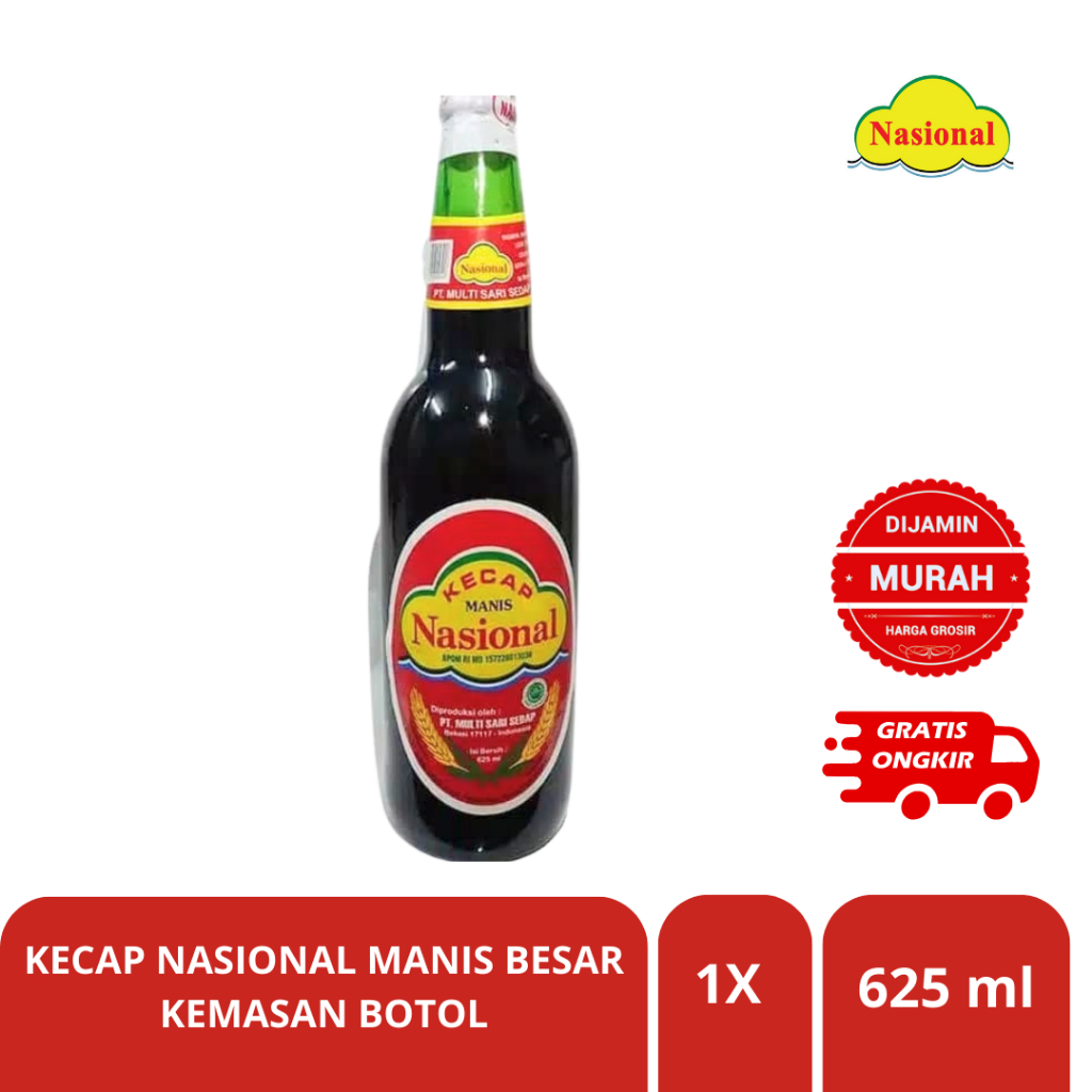 

RASA - Kecap Manis Nasional Botol Kaca 625 ML Satuan