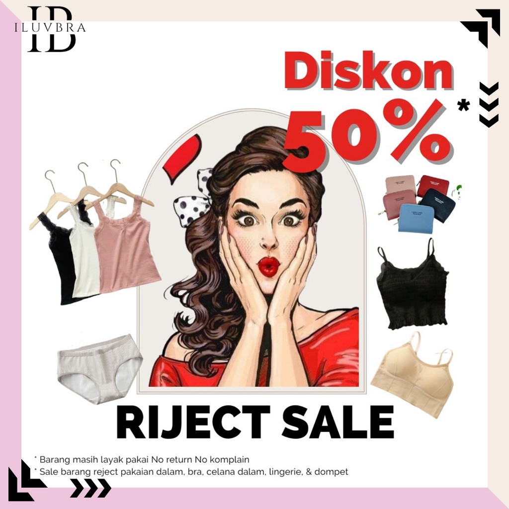 CUCI GUDANG RJK01 SALE BARANG RIJEK PAKAIAN DALAM,BRA,CD,LINGERIE,DOMPET SALE MURAH