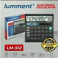 

kalkulator lumment LM-512 ELECTRONIC CALCULATOR
