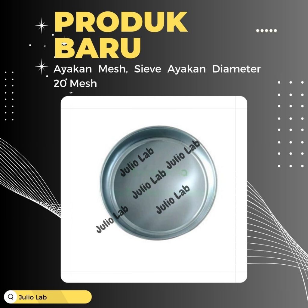Ayakan Mesh, Sieve Ayakan Diameter 20 Mesh
