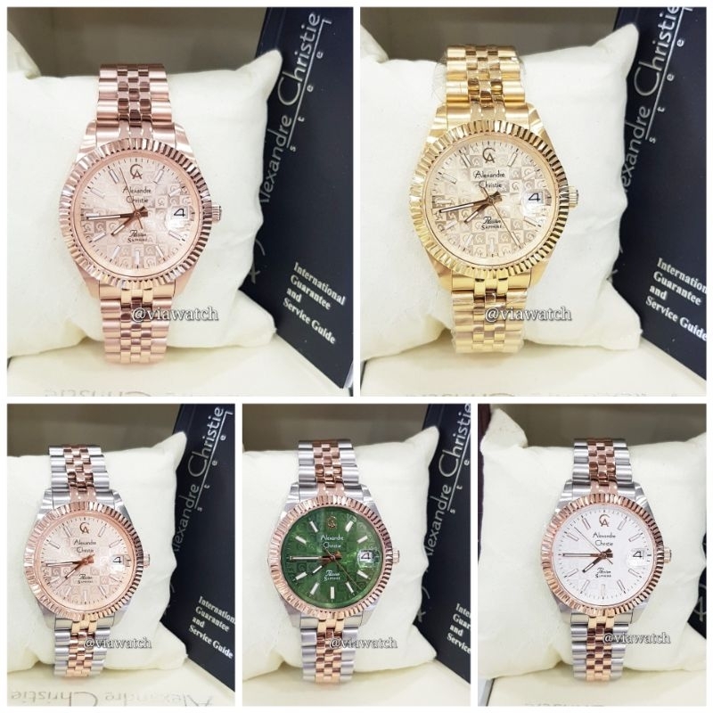 AC 5013 JAM TANGAN PRIA ALEXANDRE CHRISTIE AC5013 MONOGRAM