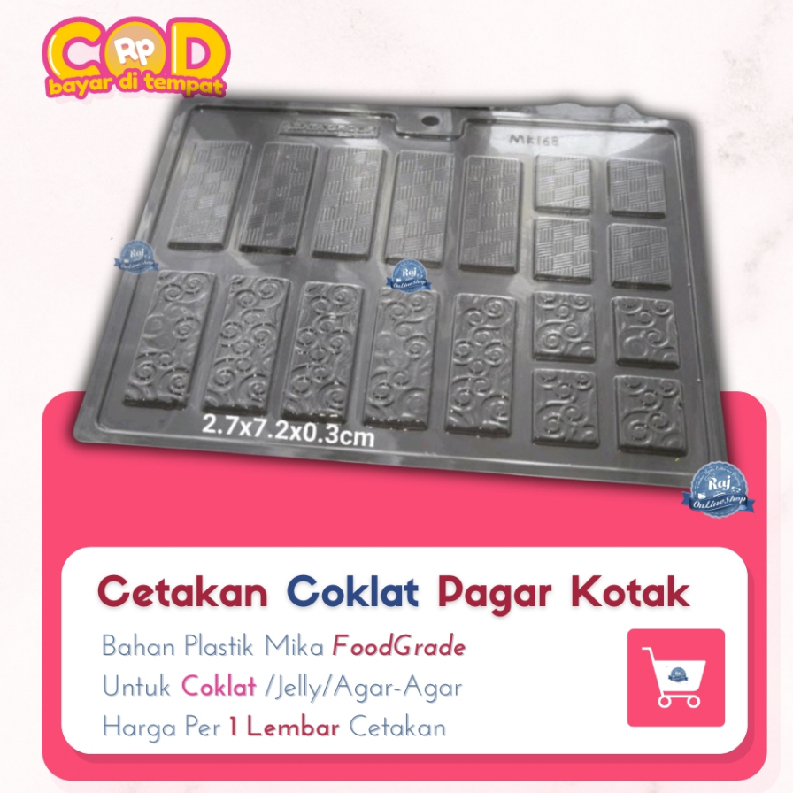 Cetakan puding dan coklat bentuk pagar bukan kepala kitty kue tart ulang tahun birthday fondant beka