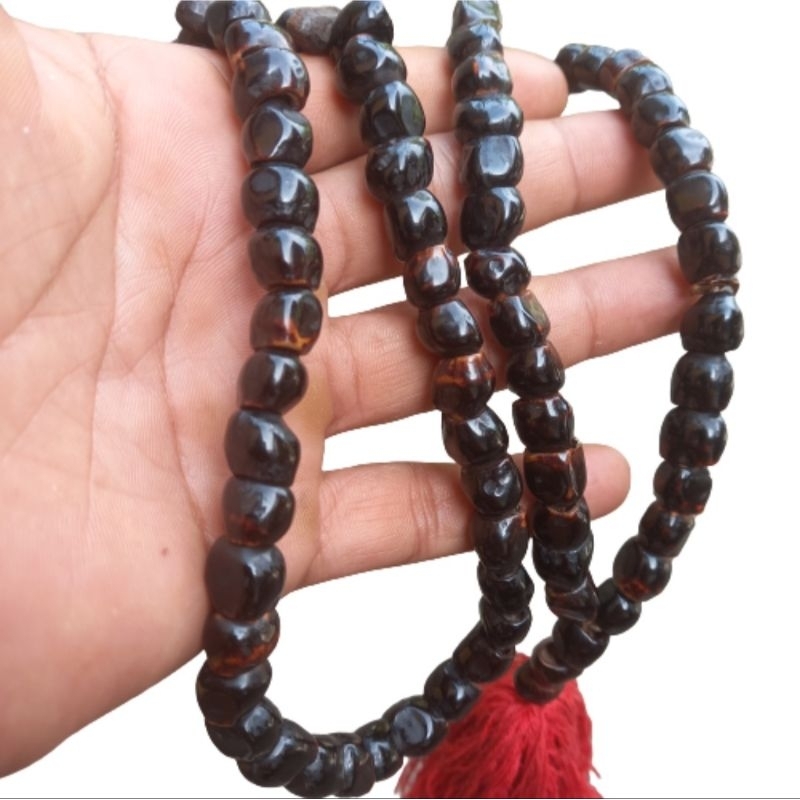 tasbih biji pisang pidak 10-12mm tasbih biji pisang sunan bonang