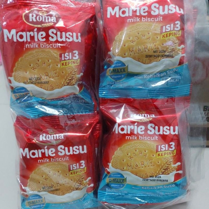 

( 1 Renceng Isi 10pcs ) Roma Marie Susu Sachet