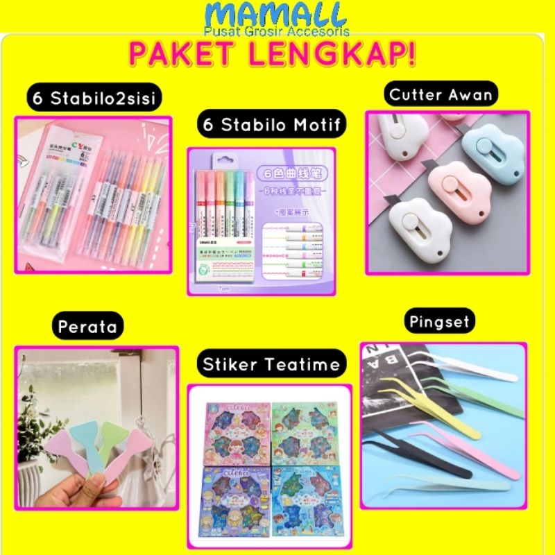 

Stiker 100 Lembar Stiker Waterproof Paket Stiker 100 Lembar Spatula Stiker Cutter Awan Stabilo 2 sisi Pingset Stiker Stabilo Motif Paket Stiker B15