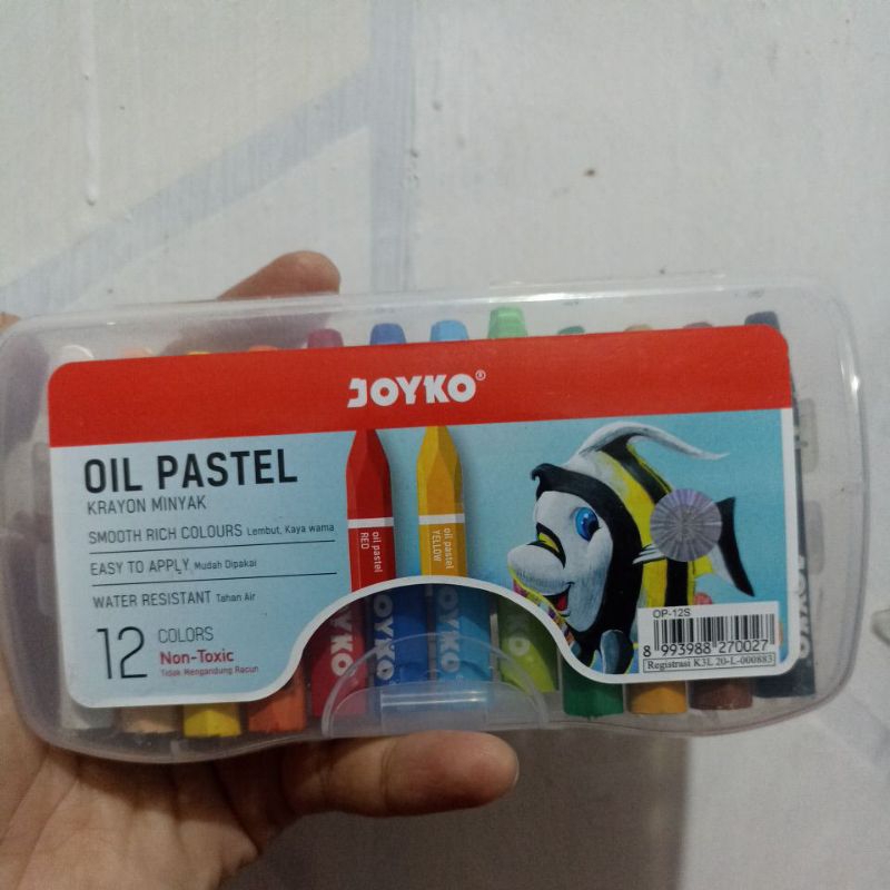 

Crayon Krayon Minyak Oil Pastel Joyko 12