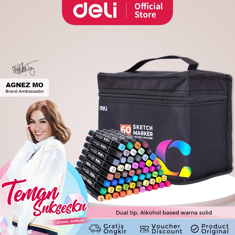 

W7Z Deli Sketch Marker 2 Tip E70806 67