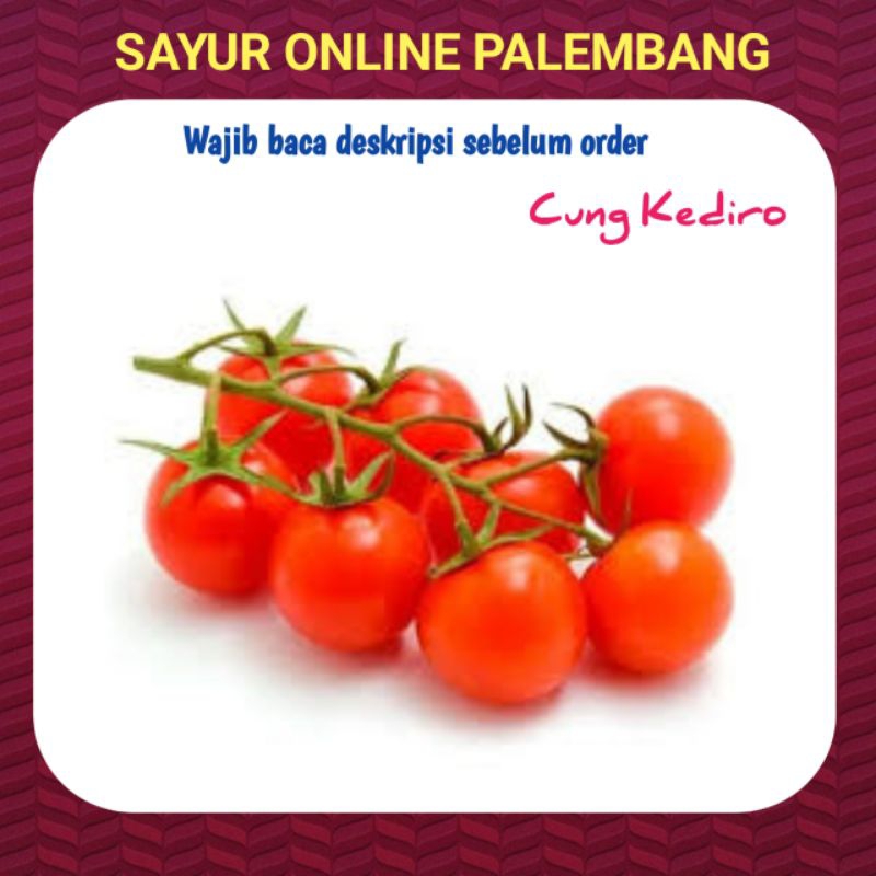 

Cung Kediro Tomat Cherry - Pasar Toko Sayur Segar Murah Lengkap Online Palembang