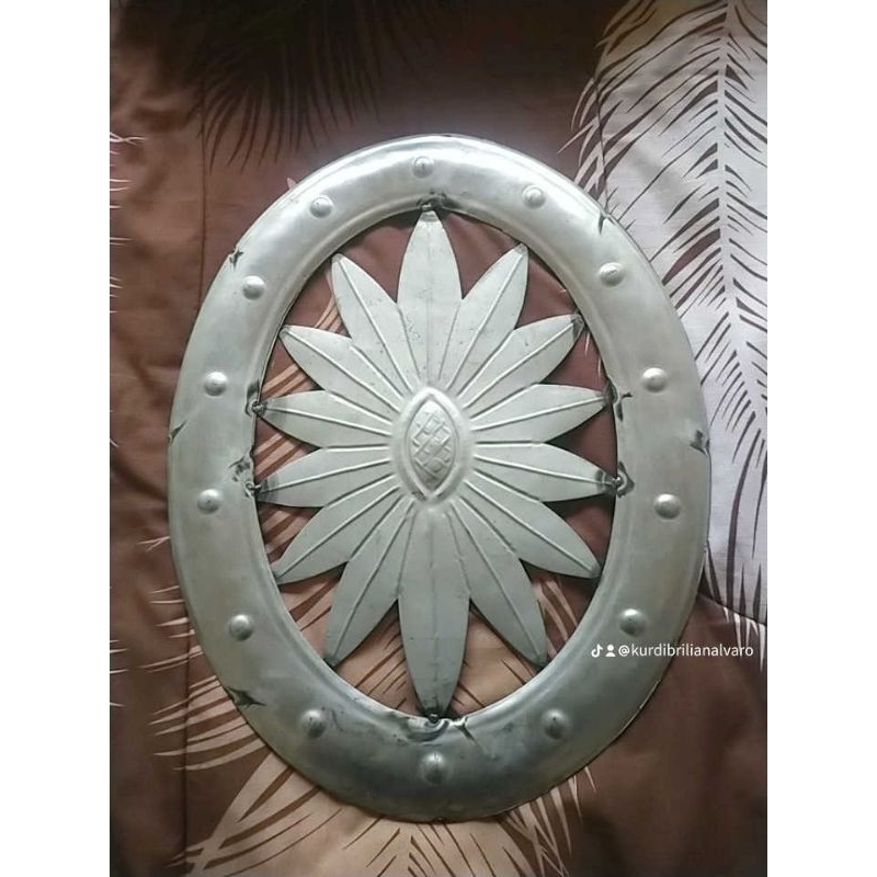 Ornamen matahari master tengah Besi Plat 47 cm x 37 cm Ornamen pagar besi ornamen pagar balkon ornam