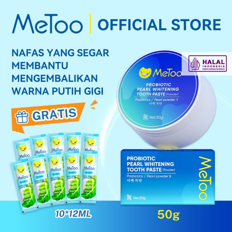 MeToo Teeth whitening powder