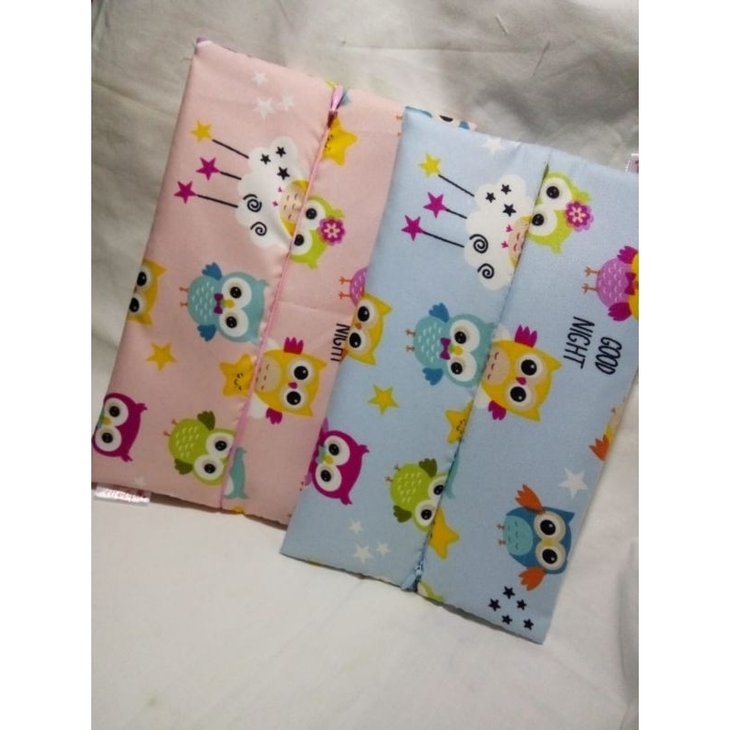 tempat tissue travel kain resleting Jepang 50 sheets