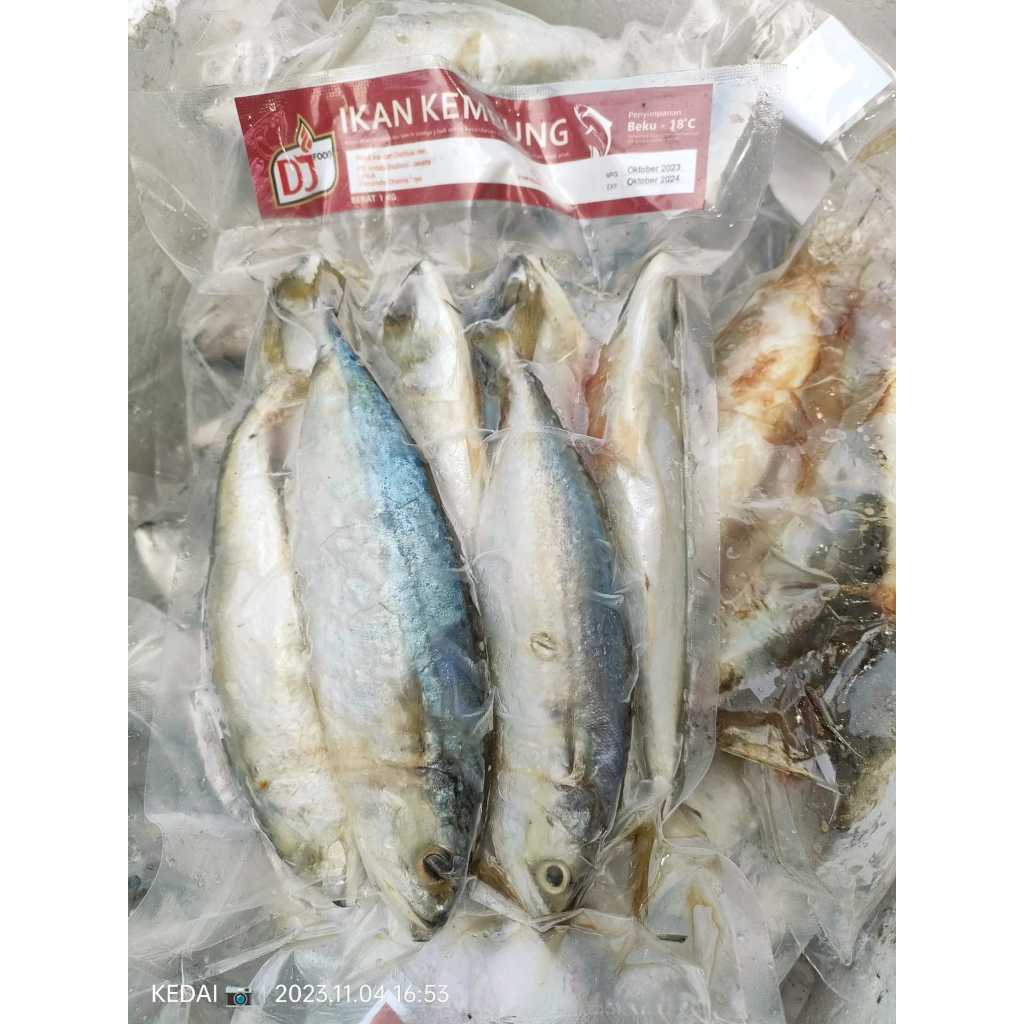 

Ikan Kembung 1kg Ikan Kembung Frozen Food isi 8