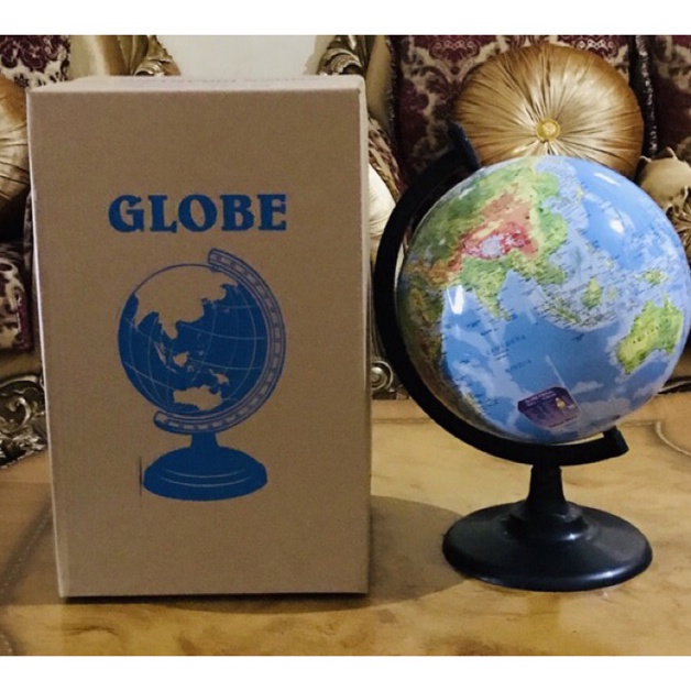 

58 Globe 30cm - Bola Dunia 30 cm PLUS Packing Kayu 59