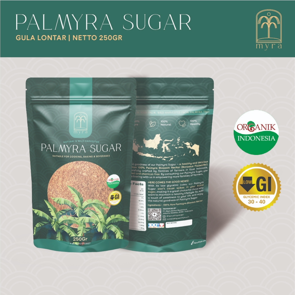 

Myra Palmyra Palm Sugar - Myra Gula Lontar 250gr