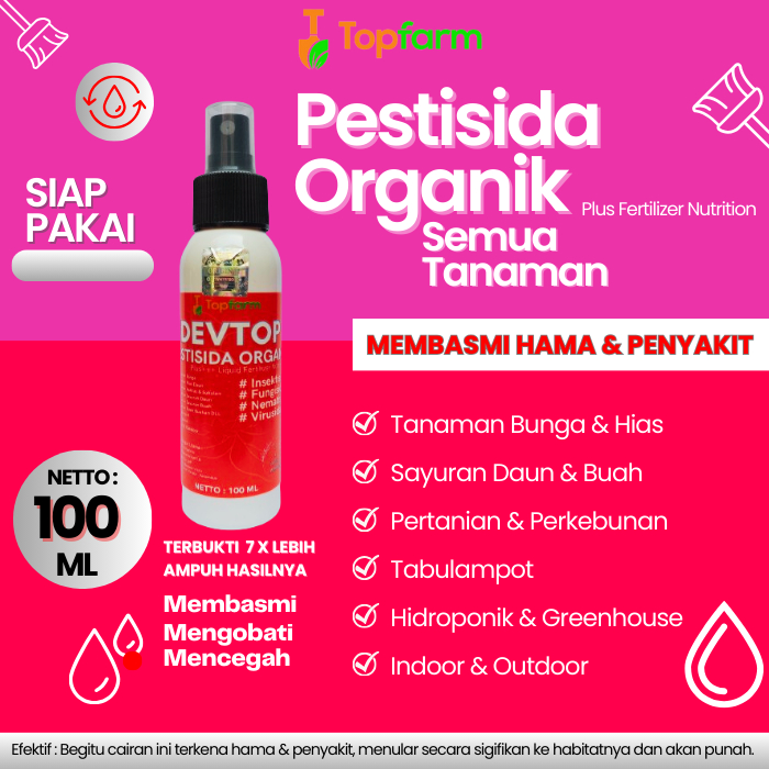 Pembasmi Hama Daun / Pembasmi Hama Pada Tanaman Buah / Pembasmi Hama Ulat Daun / Obat Penyubur Tanam