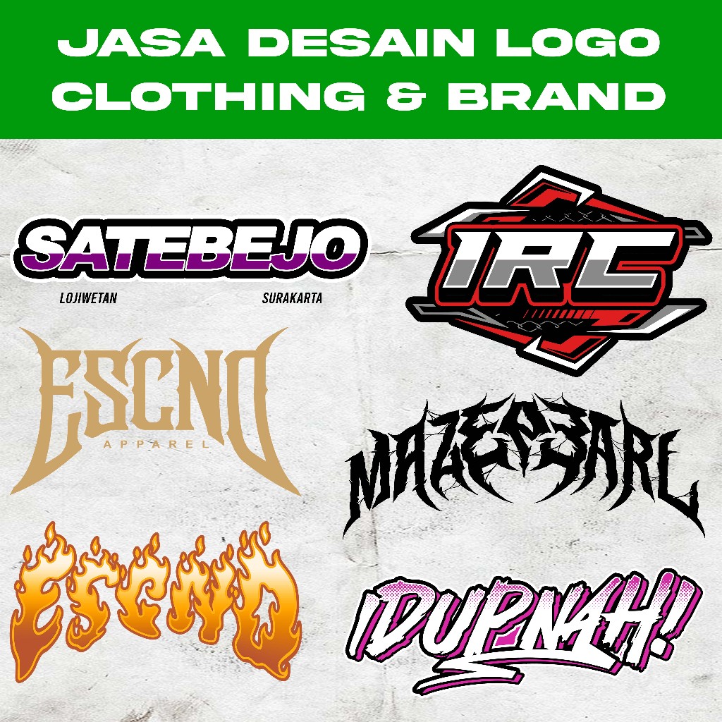 JASA DESAIN LOGO CLOTHING/BRAND