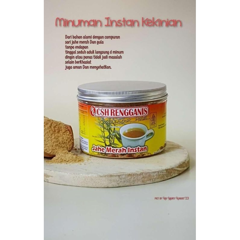 

Jahe Merah Instan 250gr 100% murni tanpa pengawet