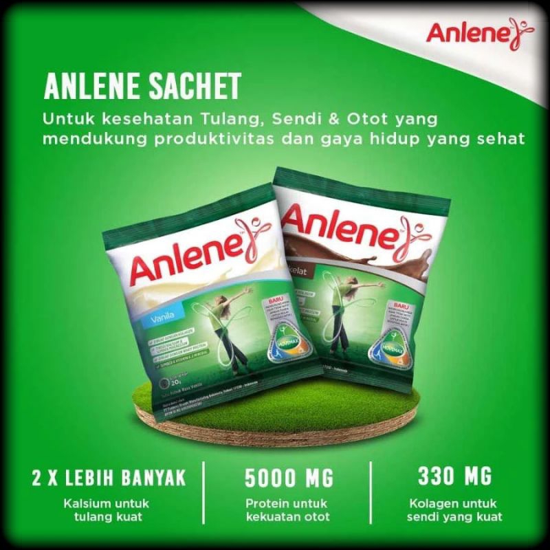

Susu Dewasa Anlene actifit 3x - Susu Anlene Gold 5x kemasan Renceng 10 sachet
