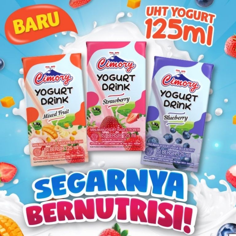 

[℠L17@] 1 dus isi 40pcs cimory yogurt drink 125ml mix Restok Gan