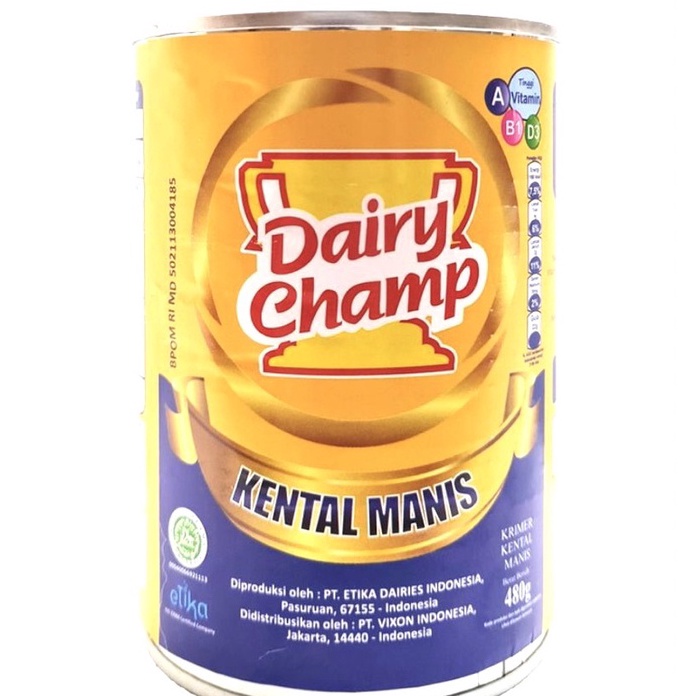 

Ju44l susu kental manis Dairy Champ 480gr Barang Original