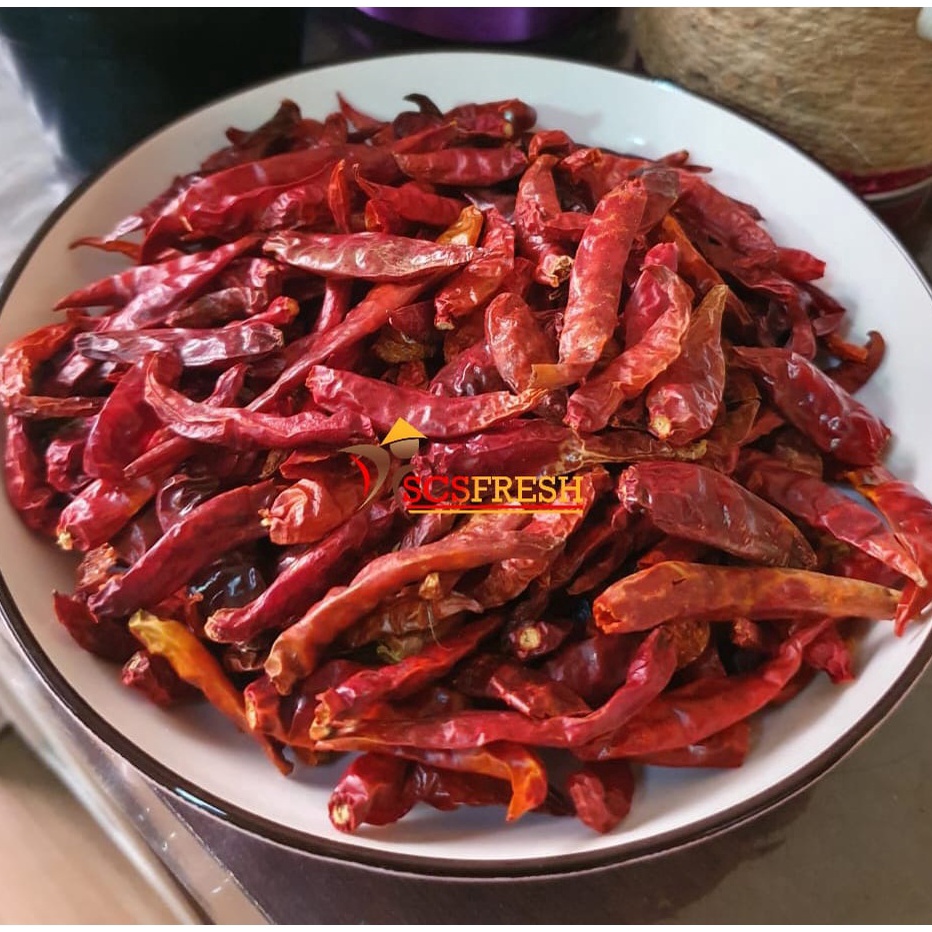 

[⋆O55>] Cabe Kering Teja | Cabe Rawit Kering Teja Kualitas SUPER (500 GRAM) Dijamin Baru