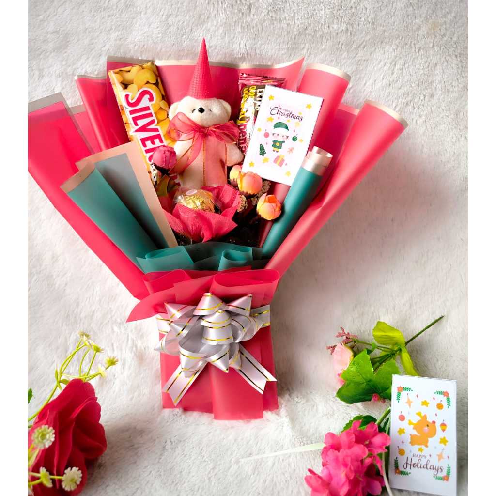 

Bouquet - Buket Christmas Kado Natal Coklat