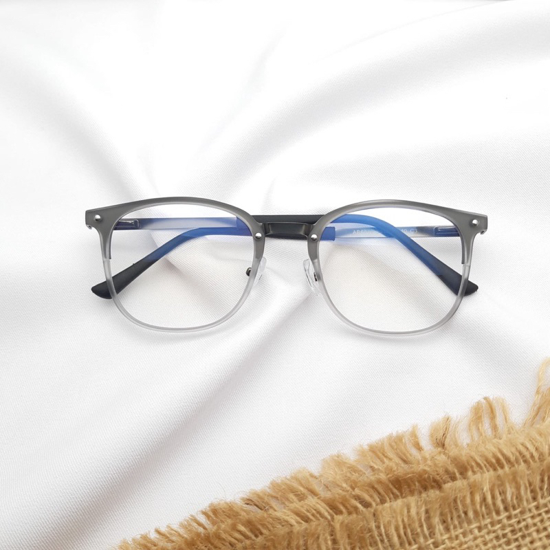 Frame Kacamata Kode Jhon Bluechromic Photocromic Anti Blueray AB6011