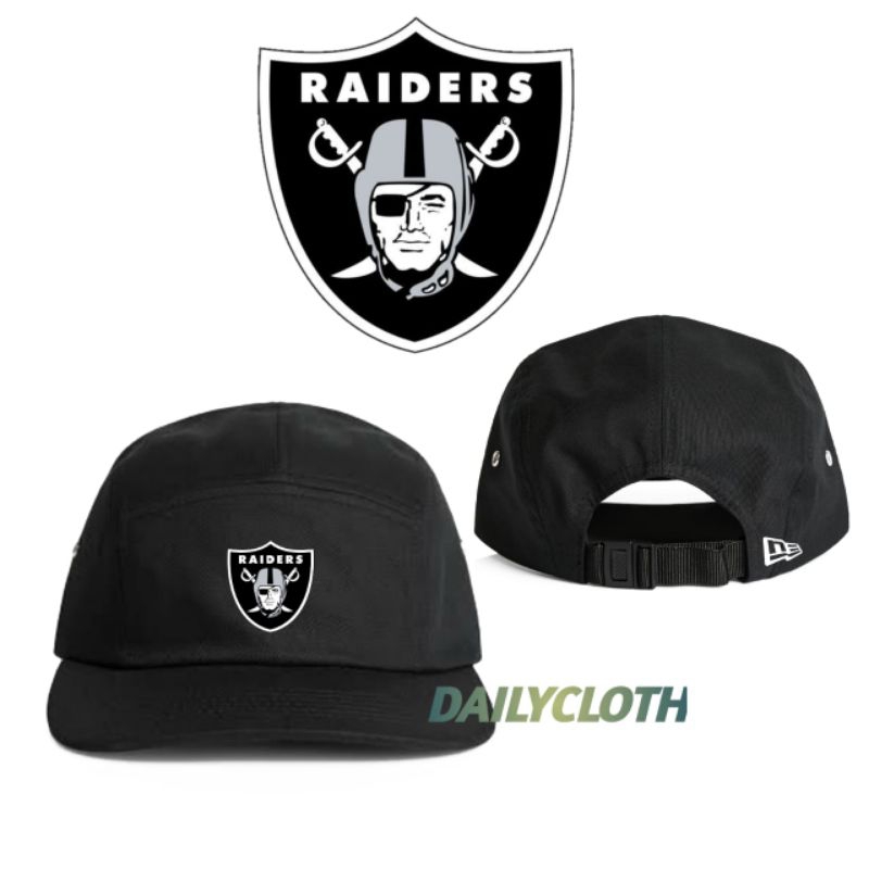 TOPI 5 PANEL PREMIUM/TOPI SIX PANEL MURAH/TOPI 5 PANEL SABLON DISTRO PRIA WANITA RAIDER NEW ERA