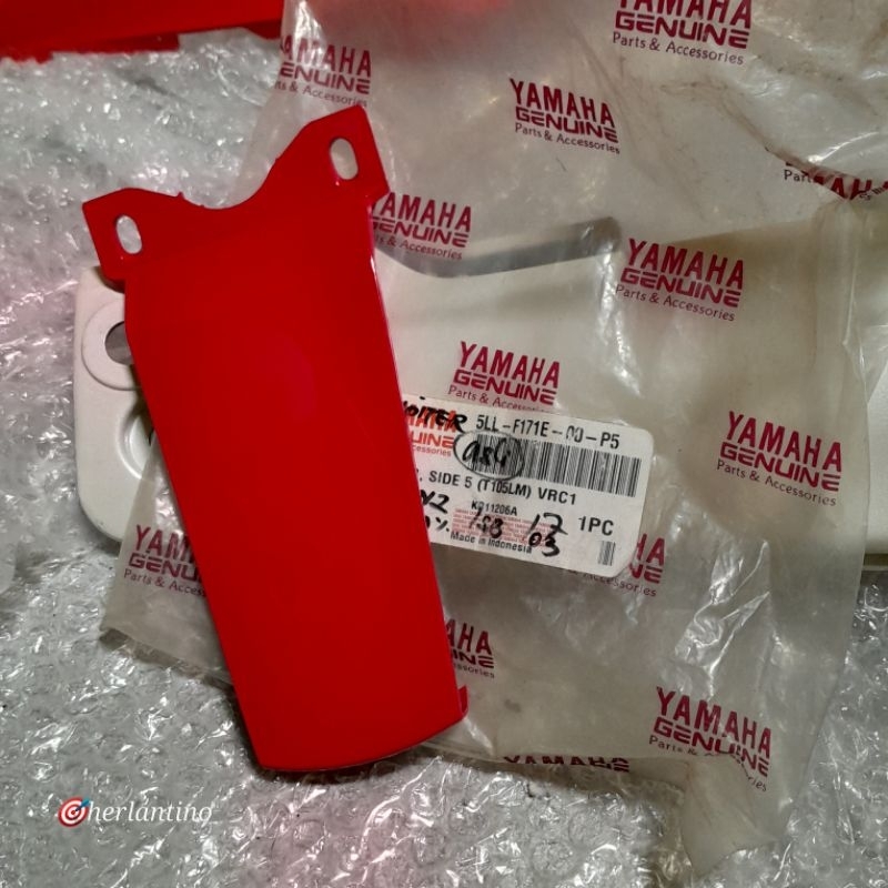 Cover pet sambungan body belakang Jupiter lama 5LL-F171E-00-P5 warna merah