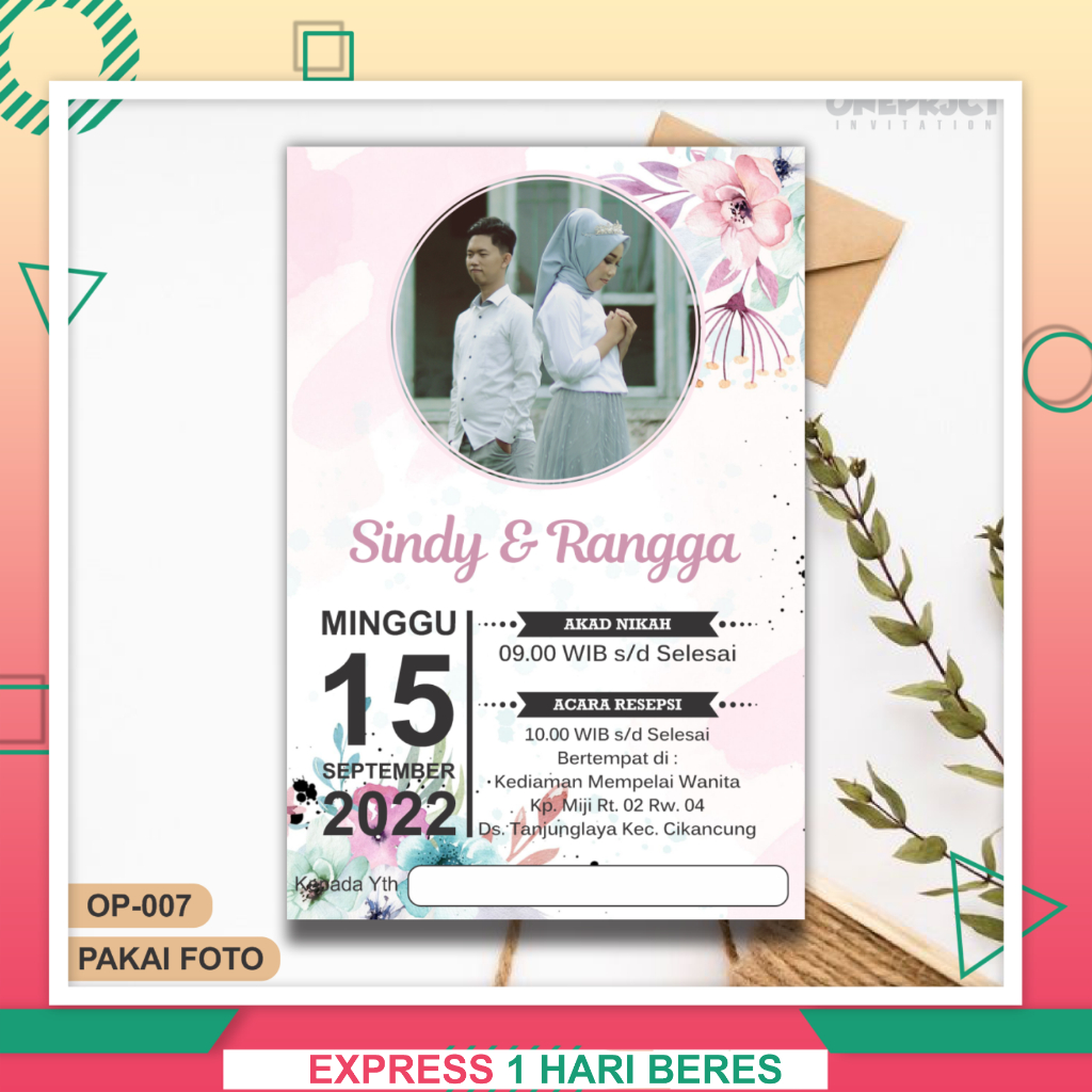 UNDANGAN KECIL / UNDANGAN KOPI MURAH / UNDANGAN PUNJUNGAN