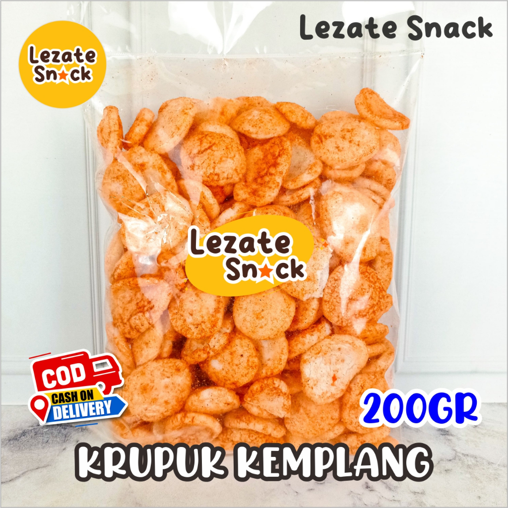 

Kerupuk Kemplang Mini Ikan Tenggiri Pedas Gurih 200GR Murah Enak Renyah / Kerupuk Mini Ikan Amplang Tengiri Gurih Pedas WAP SHOP