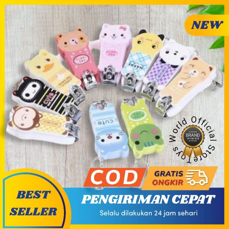 

Toys - Gunting Kuku Karakter - Cartoon Cute Nail Clipper Manicure Pedicure