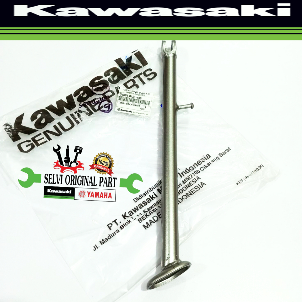 STANDAR SAMPING CAGAK SAMPING KLX 150 BF KAWASAKI ORIGINAL