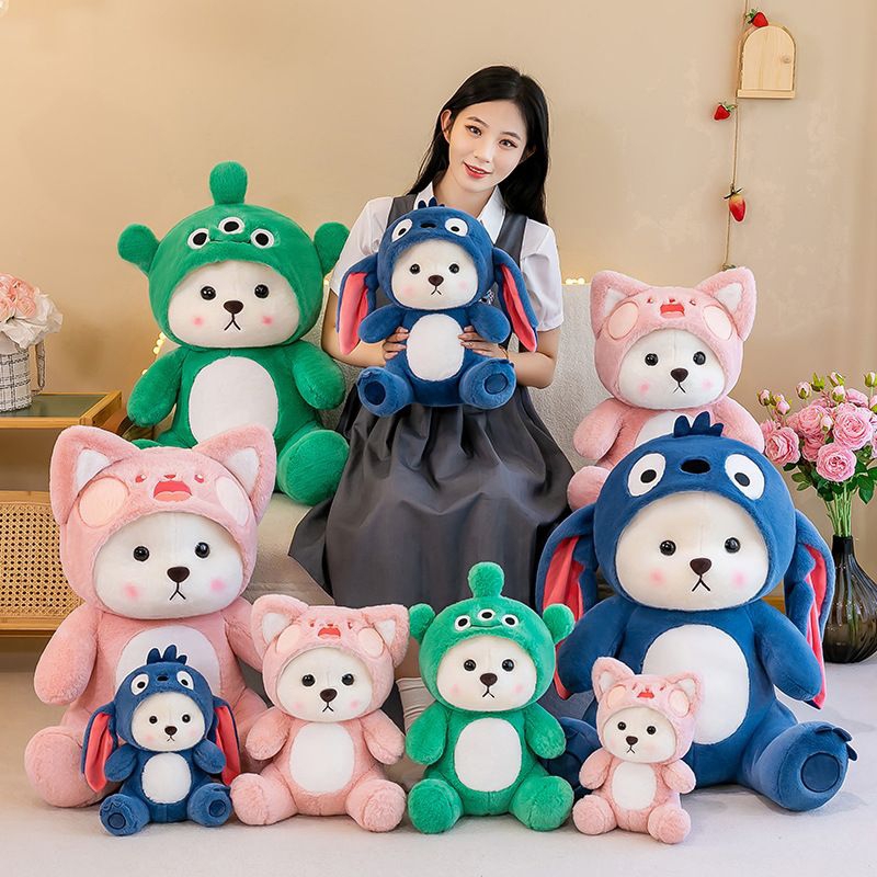 Boneka Teddy Bear Hoodie Monyo Cosplay Stitch Lotso