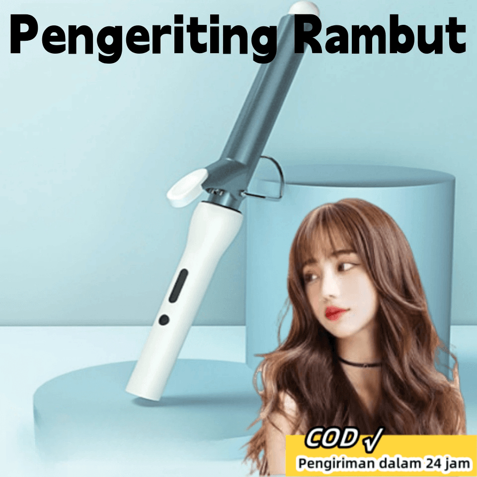 Catok Pengeriting Rambut 32mm/28mm/25mm Repit Pengeriting Rambut Alat Rambut Salon Curling iron Alat