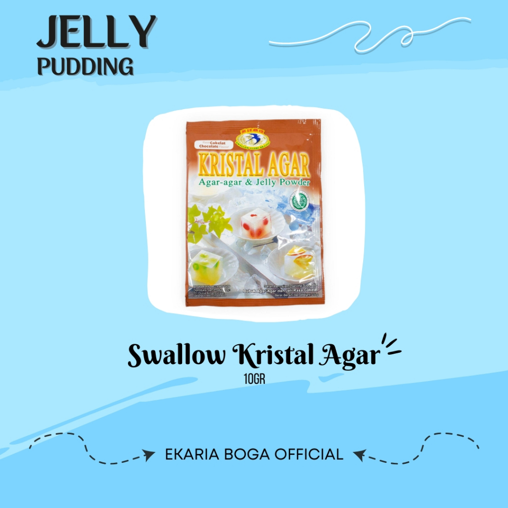 

JELLY | AGAR | AGAR AGAR & JELLY POWDER | SWALLOW GLOBE KRISTAL AGAR | KRISTAL AGAR SWALLOW | SWALLOW KRISTAL AGAR 10GR