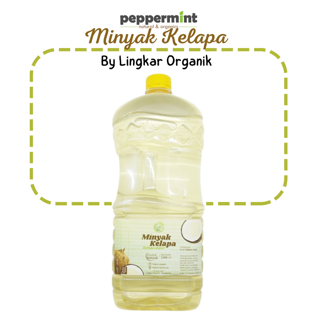 

Lingkar Organik Minyak Kelapa (2 liter) / Minyak Masak Sehat