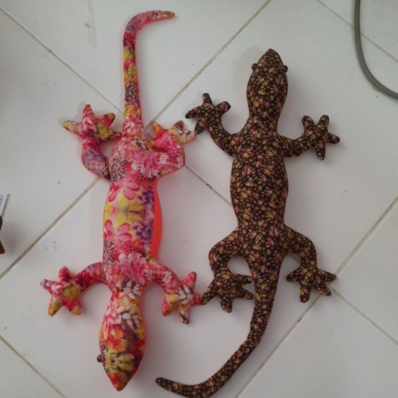 Boneka pasir Tokek Gecko Cicak 50cm mainan hiasan dekorasi