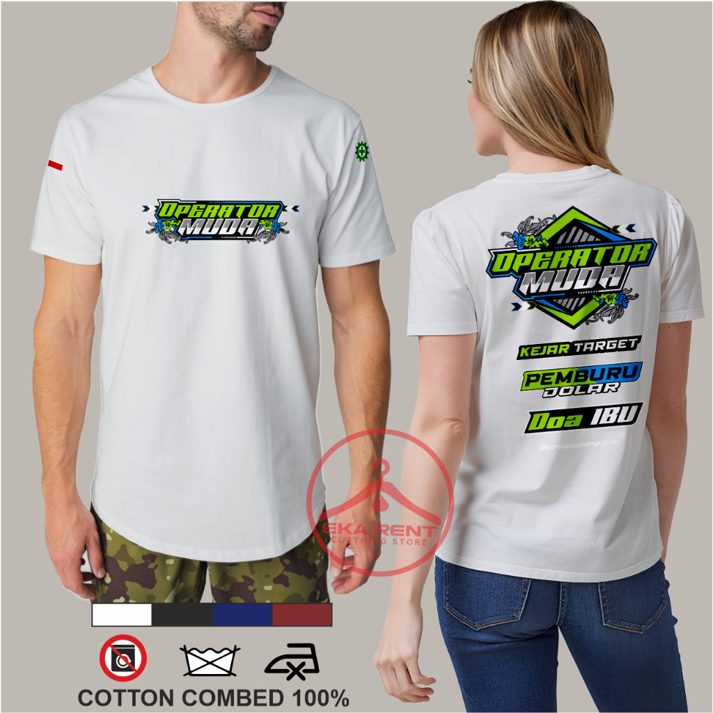 Kaos Operator Muda Doa Ibu Lengan Pendek