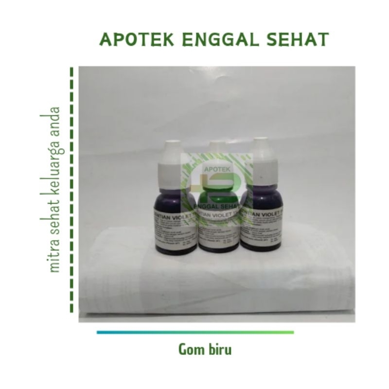 Gom biru obat sariawan mulut