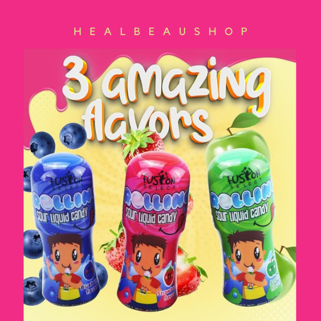 

Fusion Rolling Sour Liquid Candy Permen Asam Roll On Amerika Original