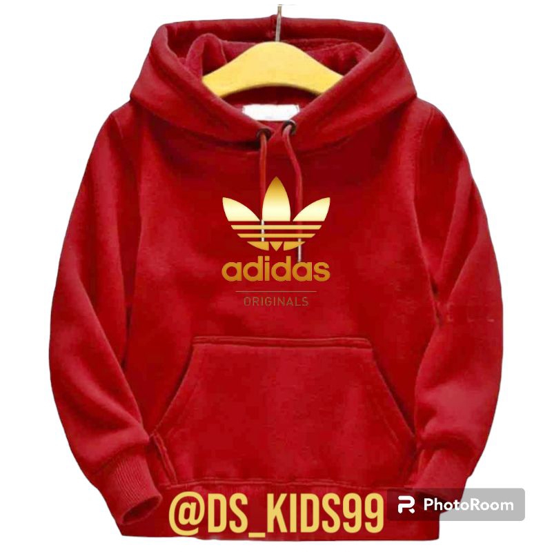 HOODIE ANAK MOTIF ADIDAS PEREMPUAN DAN LAKI LAKI USIA  1 2 3 4 5 6 7 8 9 10 11 12 TAHUN | JAKET ANAK