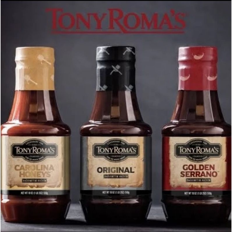 

TONY ROMA'S SAUCE ORIGINAL,CAROLINA HONEYS,BUFFALO