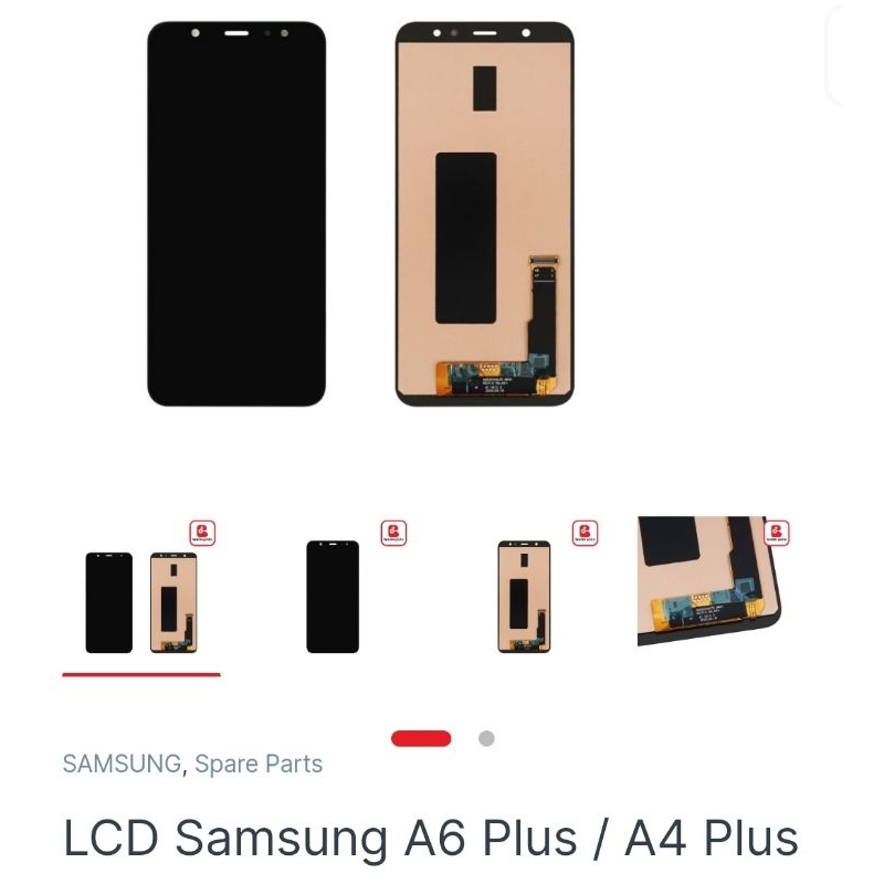 LCD TOUCHSCREEN SAMSUNG A6 PLUS / A4 PLUS BLACK