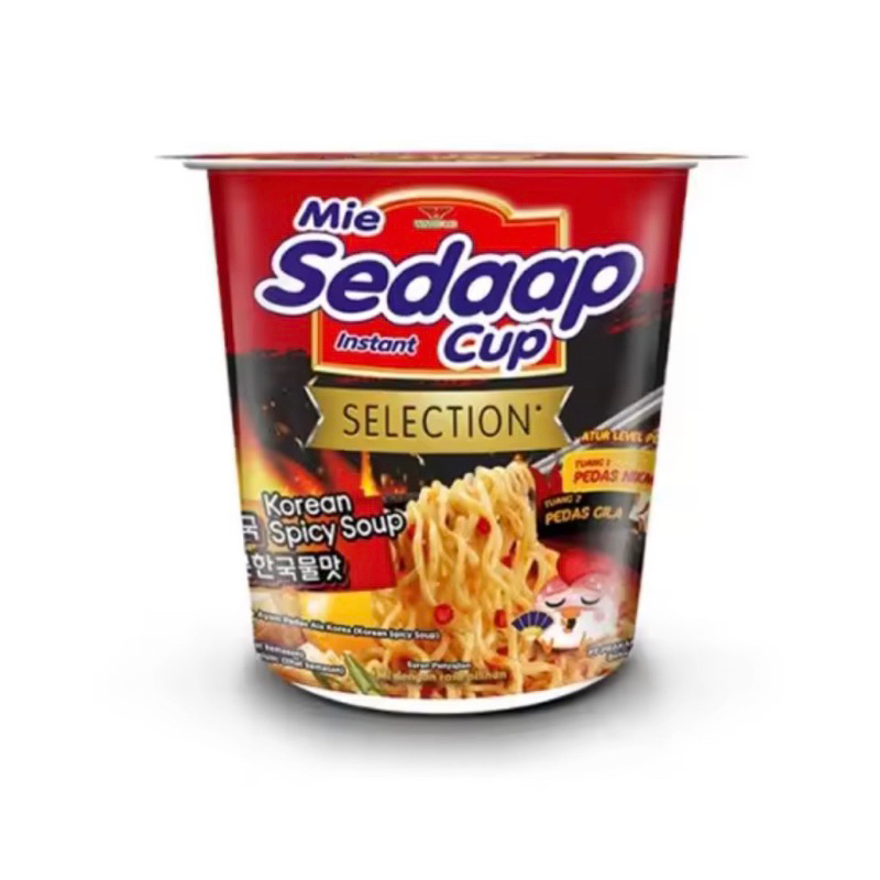 

Mie sedaap cup korean spicy soup 75GR