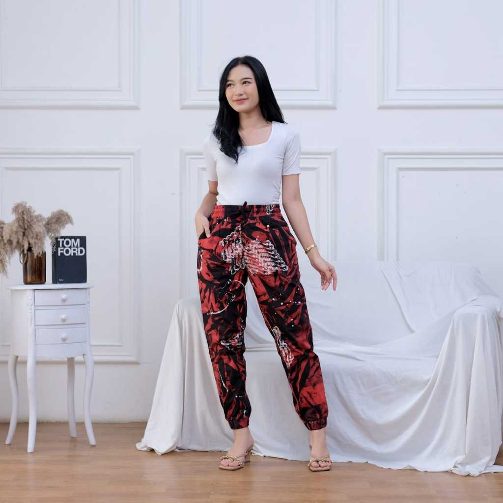 Celana Joger Batik Wanita