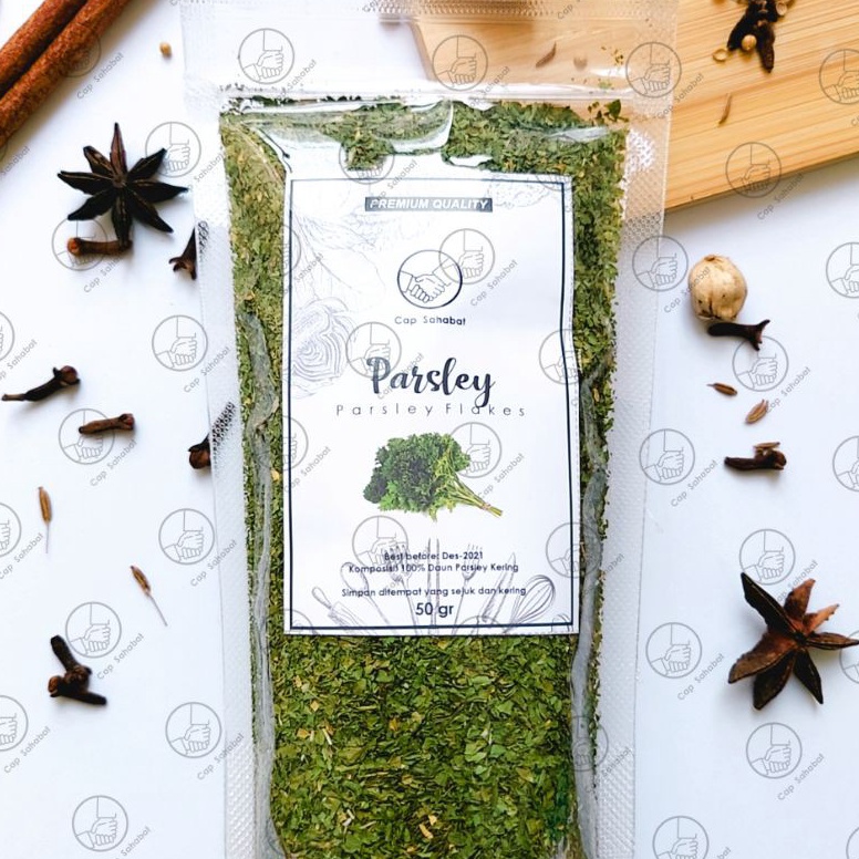 

[♤I37@] 50gr Daun Parsley / Parsley / Peterseli / Parsley Kering / Rempah / JSR 100% PREMIUM QUALITY [208]