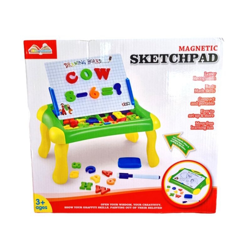

PAPAN TULIS MAGNET MAGNETIC LEARNING CASE MAGNETIC DRAWING CASE MAINAN EDUKASI MAGNET HURUF MEJA KAKI MURAH