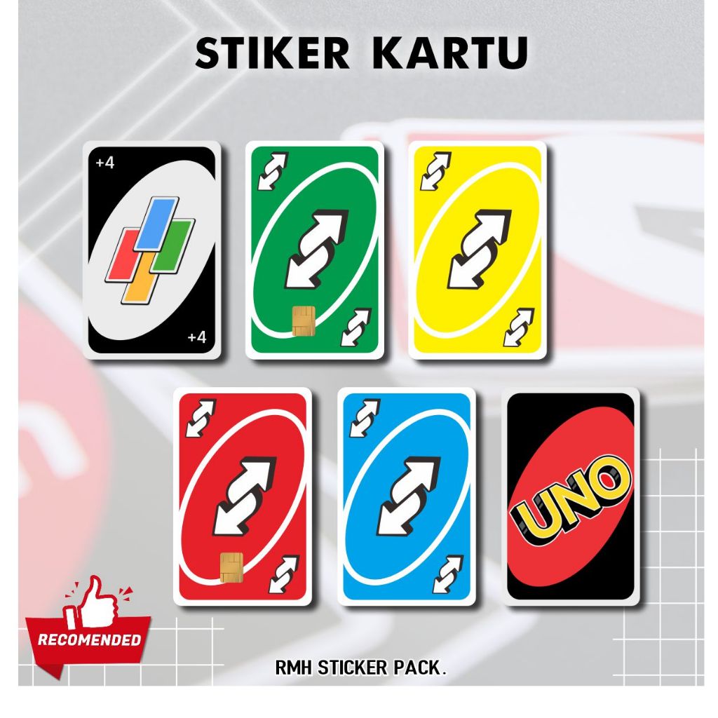 

Sticker Kartu ATM | Flazz | E-M0ney / Skin Card / Garskin Kartu || Tema Kartu Uno