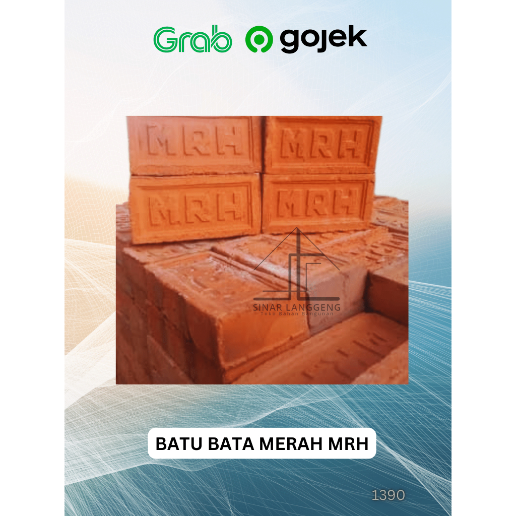 Batu Bata Merah Press  MRH (1390), BATU bata merah mojosari